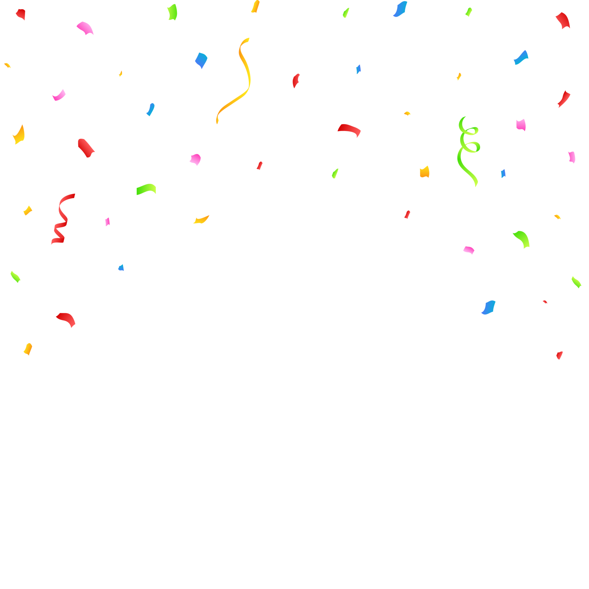 confetti vallende vector voor de verjaardag achtergrond. kleurrijk