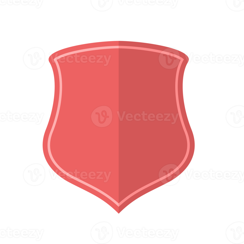 badge frame icon in flat style png