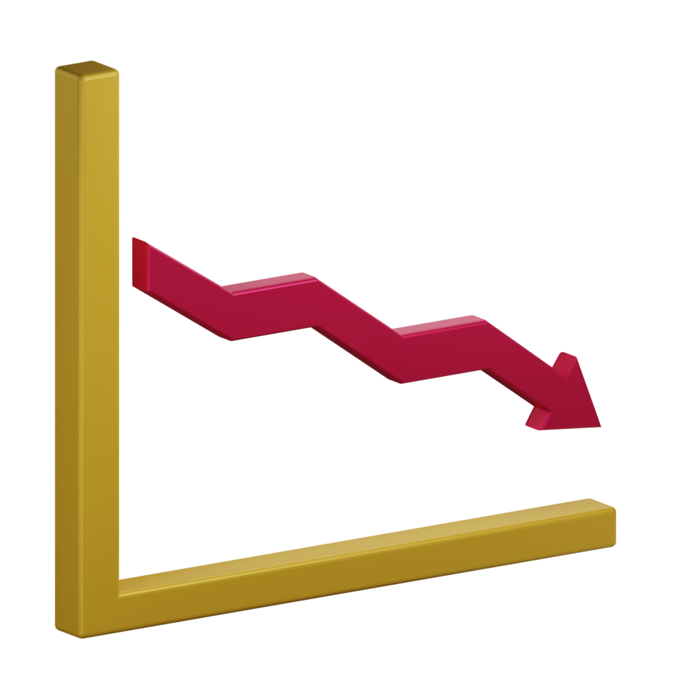 diagrammi di investimento 3d png