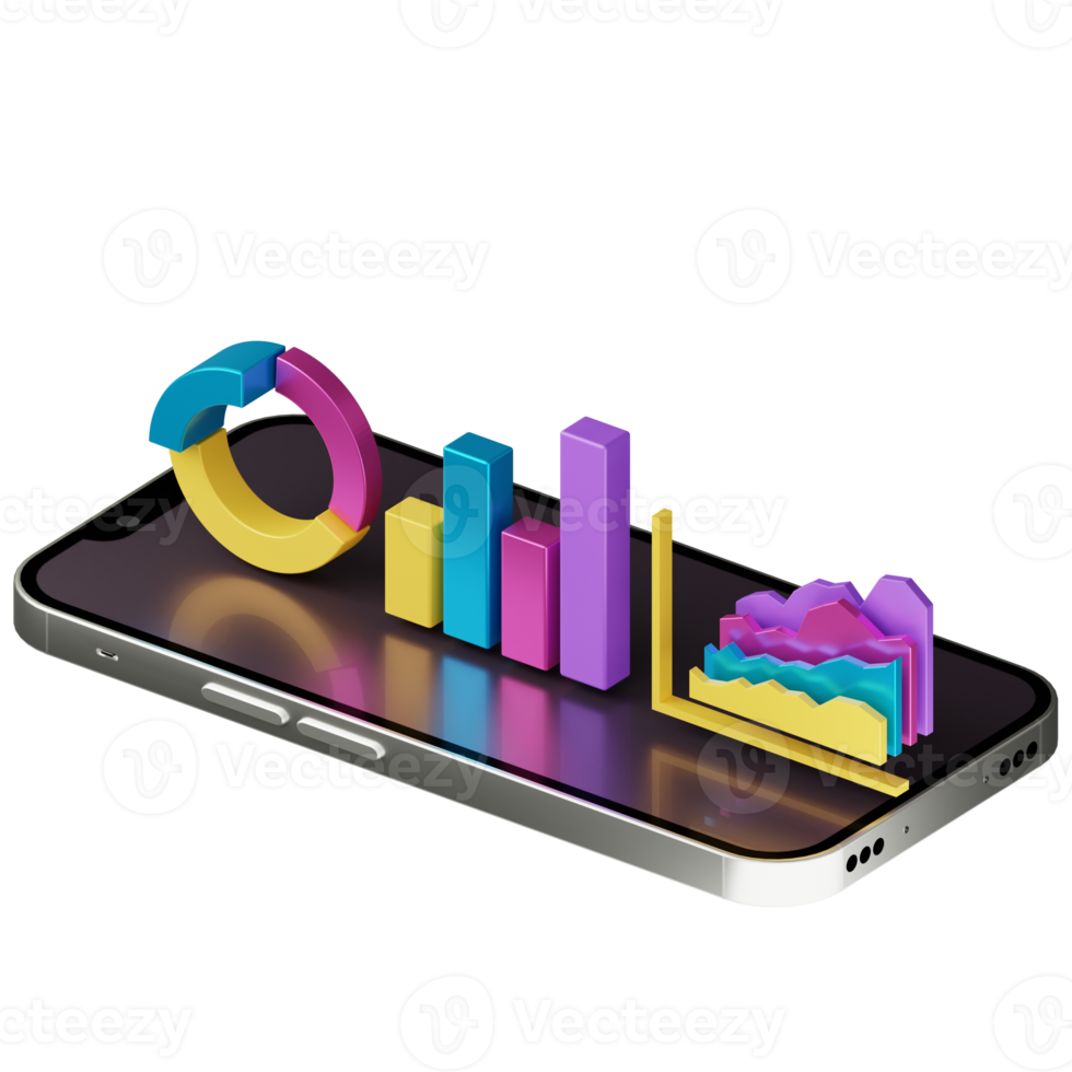 3d diagram on computer and smartphone png