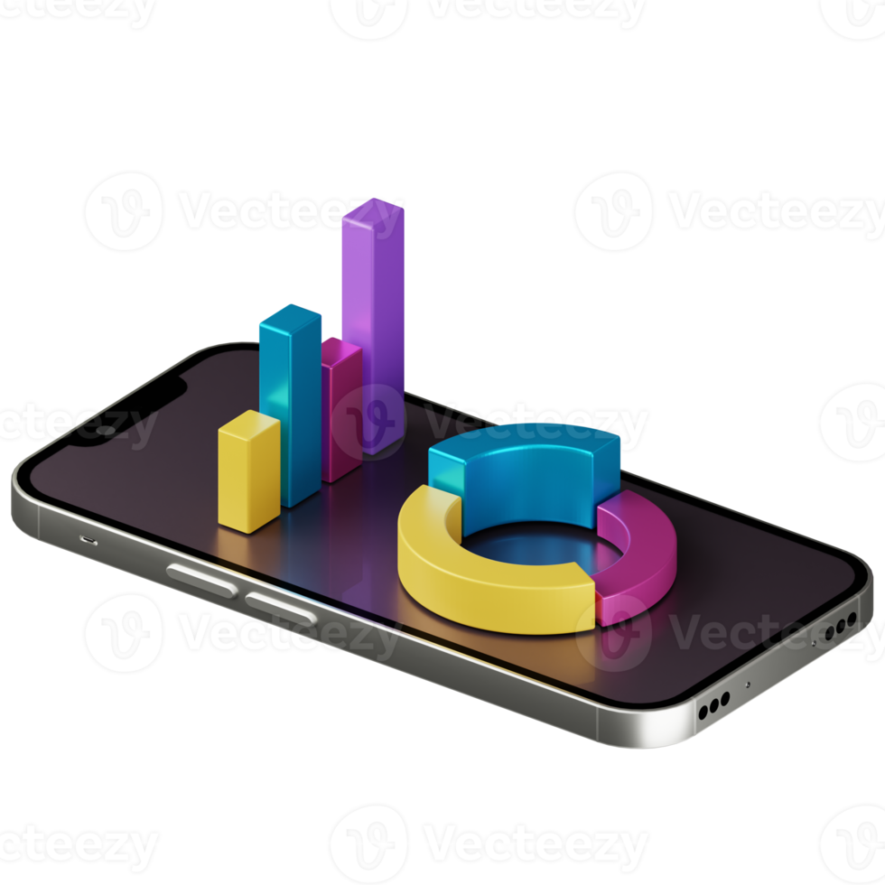 3d diagram on computer and smartphone png