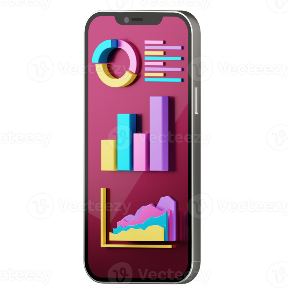 3d diagram on computer and smartphone png