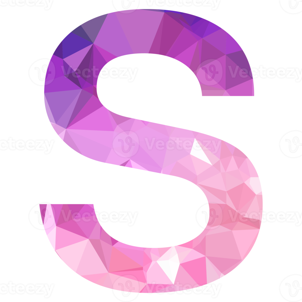 Letter S polygon png