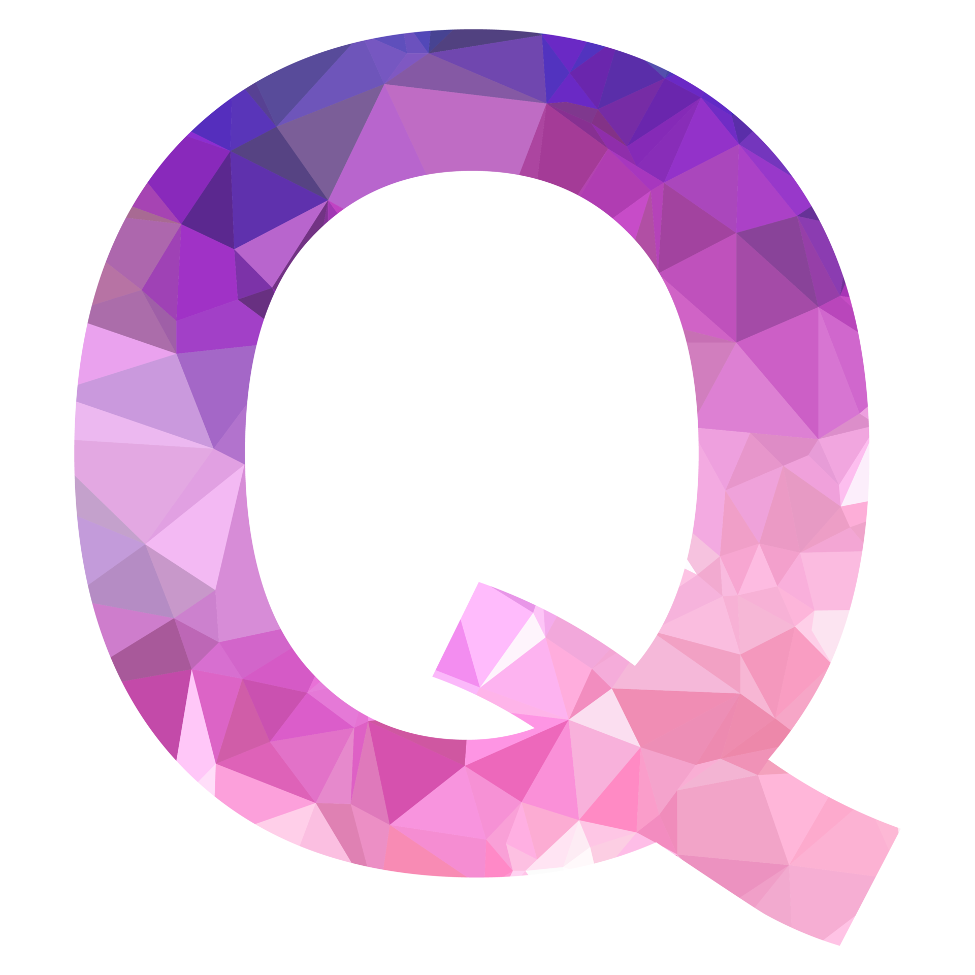 Letter Q polygon 9346283 PNG