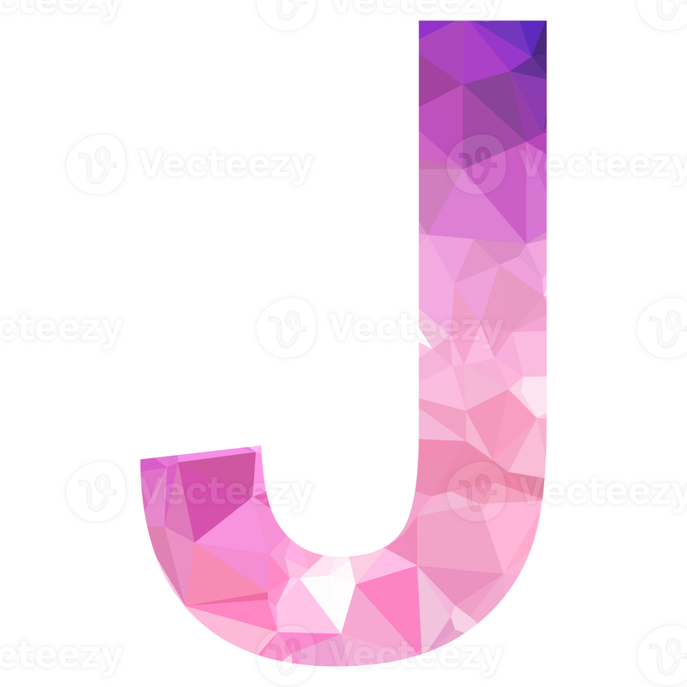 Letter J polygon 9346292 PNG