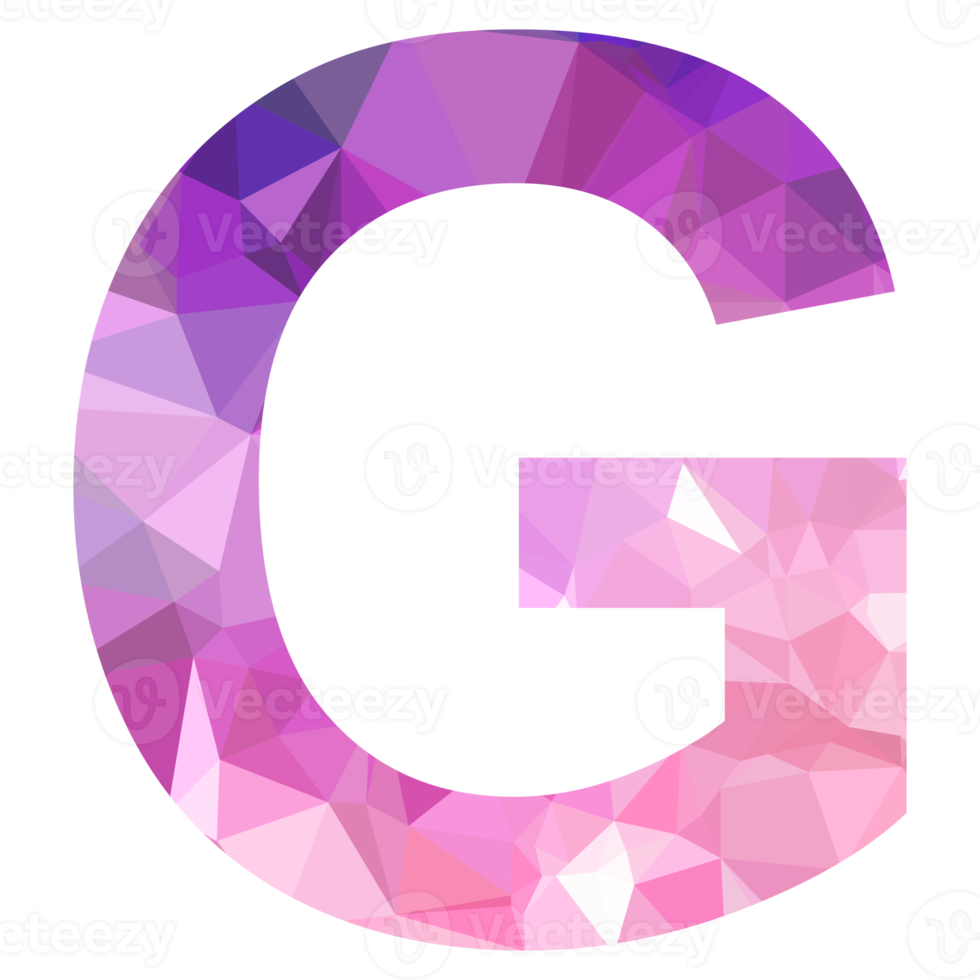 Letter G polygon png