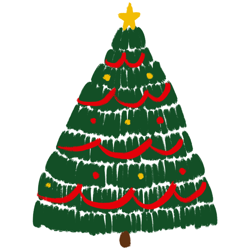 Hand Drawn Christmas Tree png