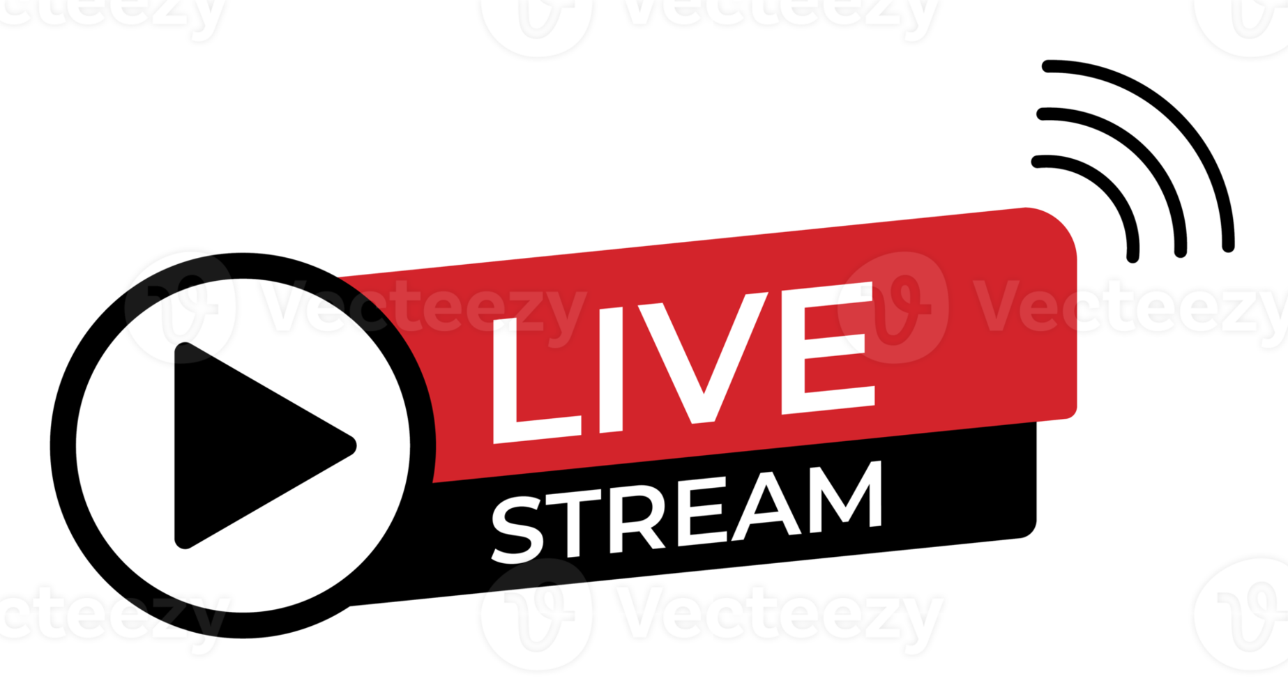 Free Live stream icon with play symbol. Online stream sign. Flat simple  design. PNG Transparent background 9346735 PNG with Transparent Background