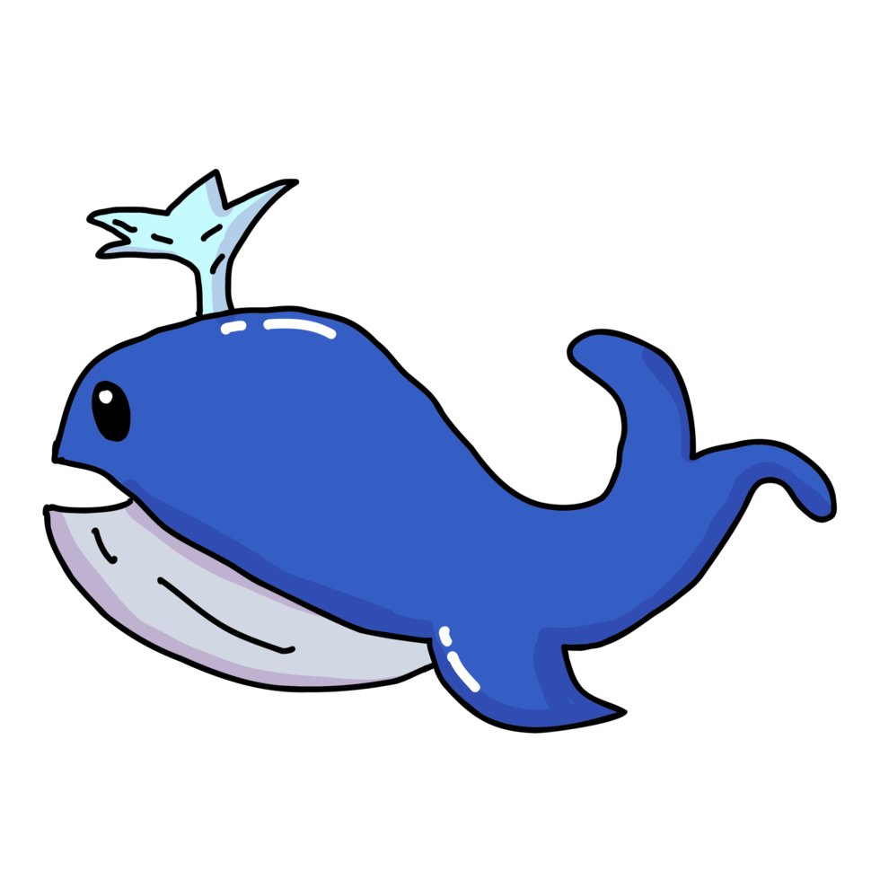 oceano di animali balena png