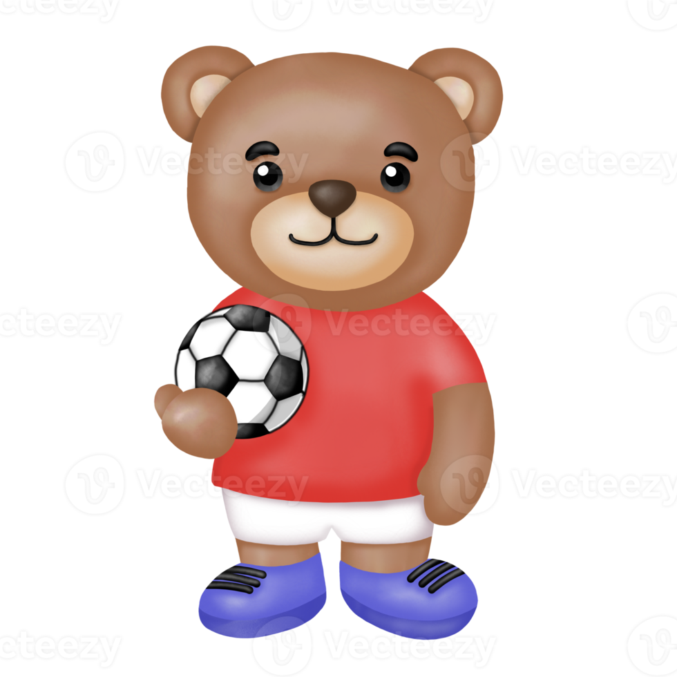 clipart del equipo de fútbol del oso. png