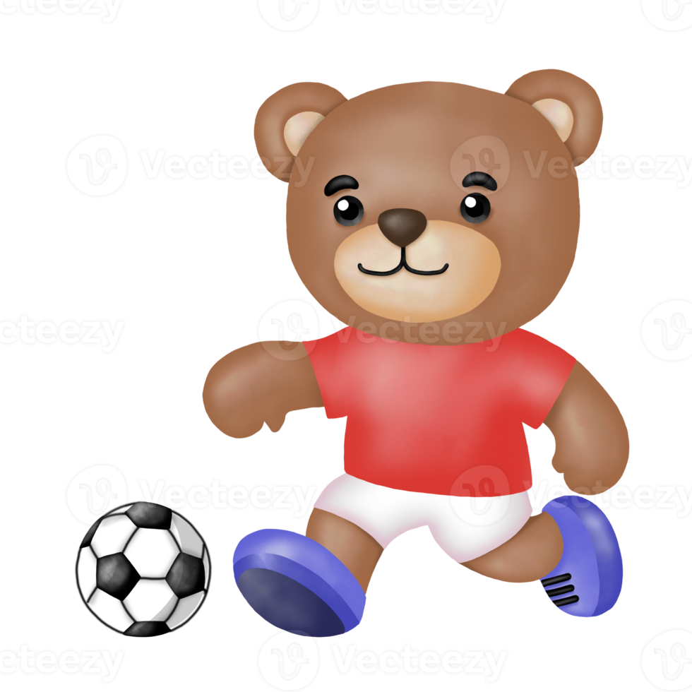 bär fußballmannschaft clipart. png