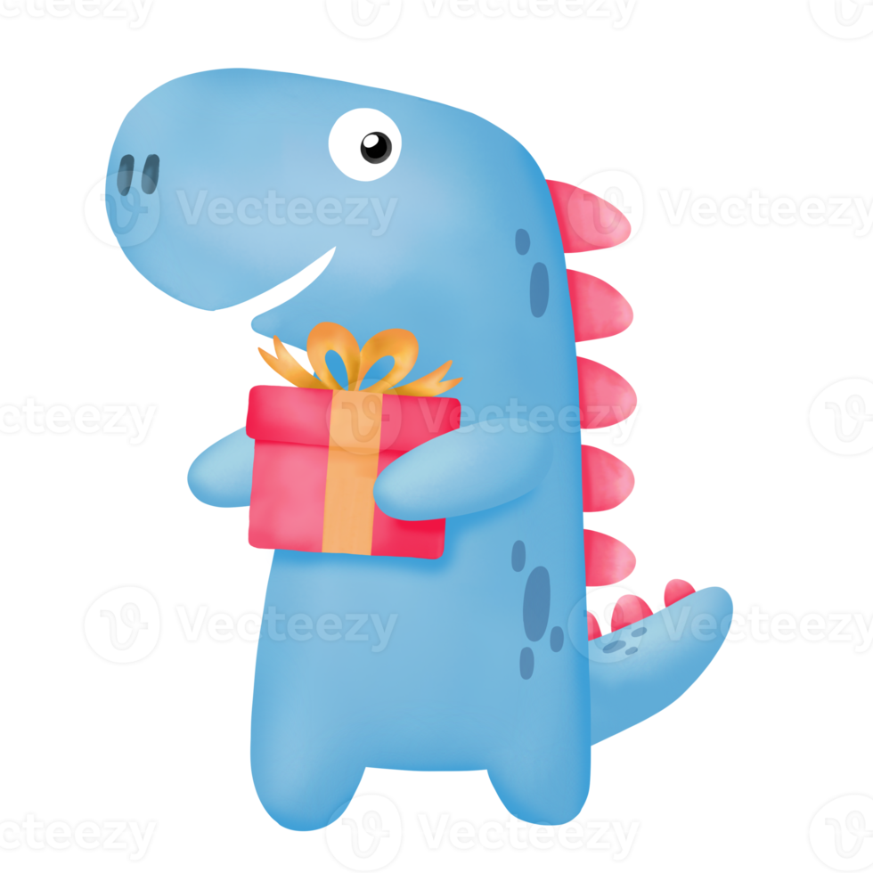 joyeux anniversaire dinosaure clipart. graphique png