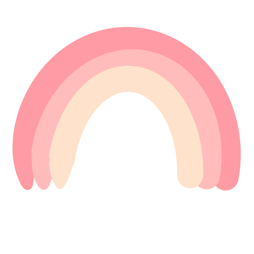 colorful boho rainbow png