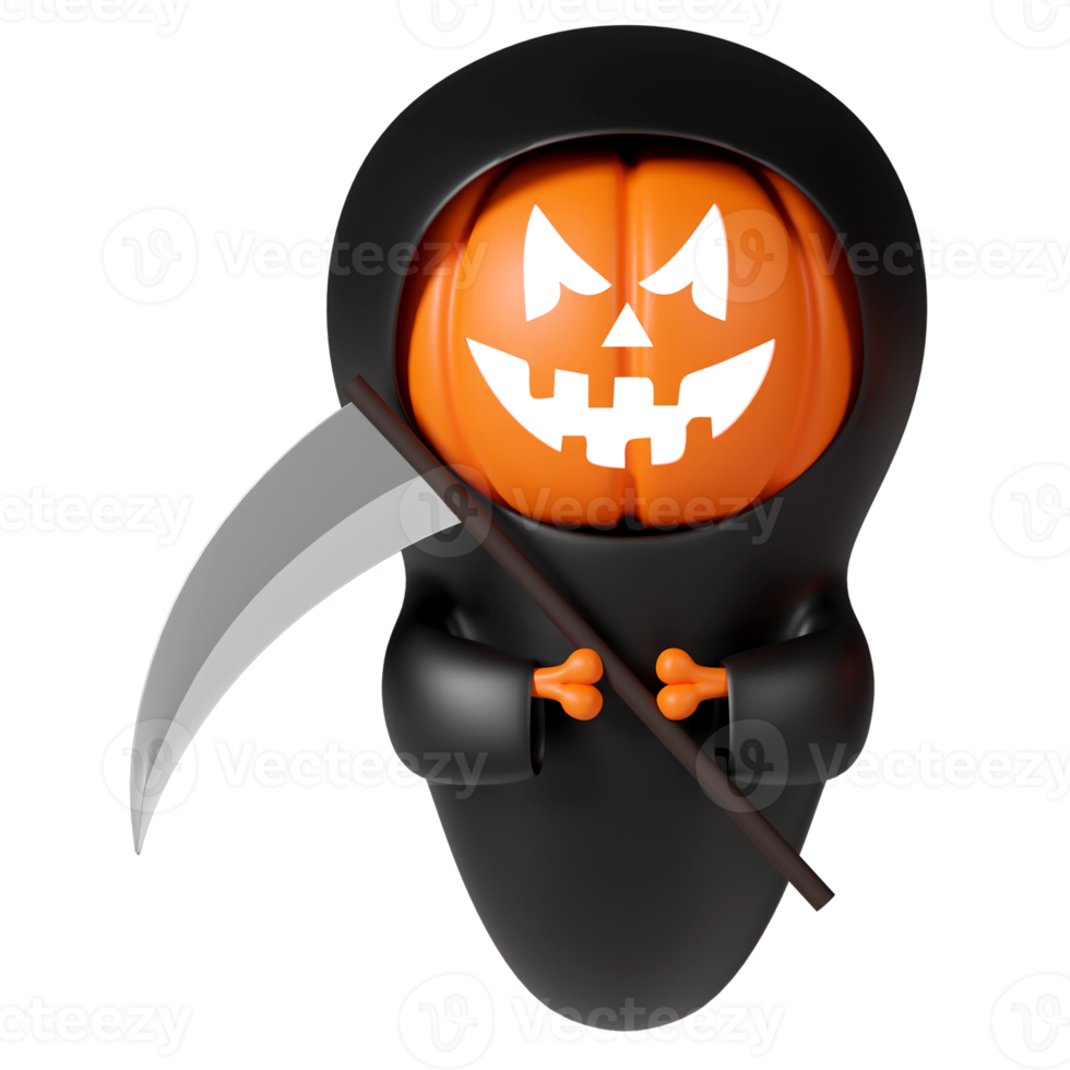 Happy Halloween 3d elements png