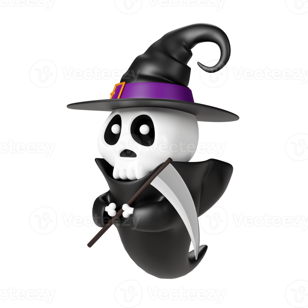 Happy Halloween 3d elements png