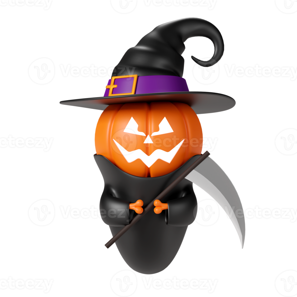 Happy Halloween 3d elements png