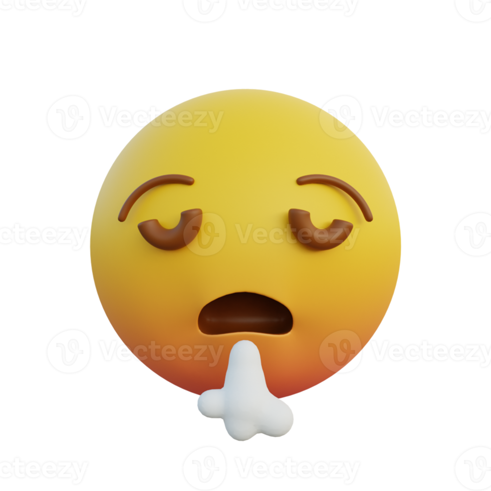 emoticon uitademend zucht png