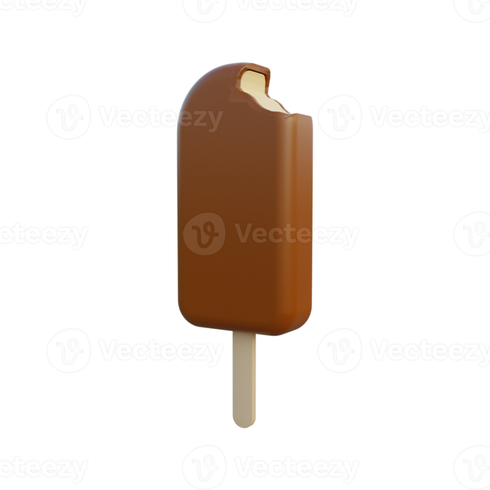 3d food icons chocolate ice cream png