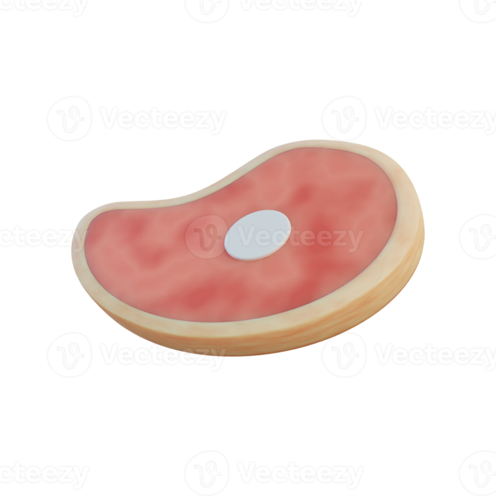 3D-Food-Symbole Steakfleisch png