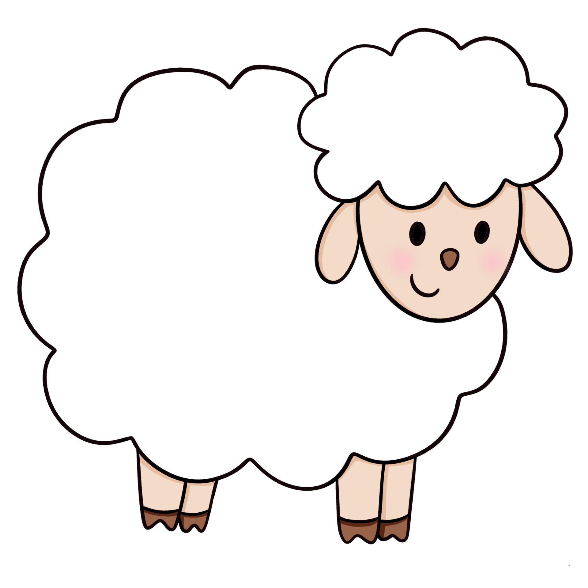 Free Cute sheep cartoon design character 9349850 PNG with Transparent  Background
