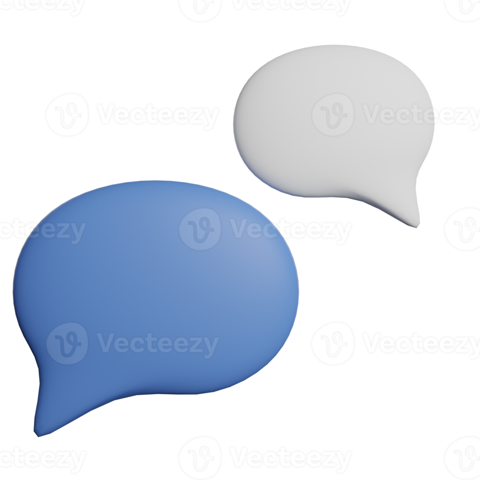 Buble Speech Chatting Blank png