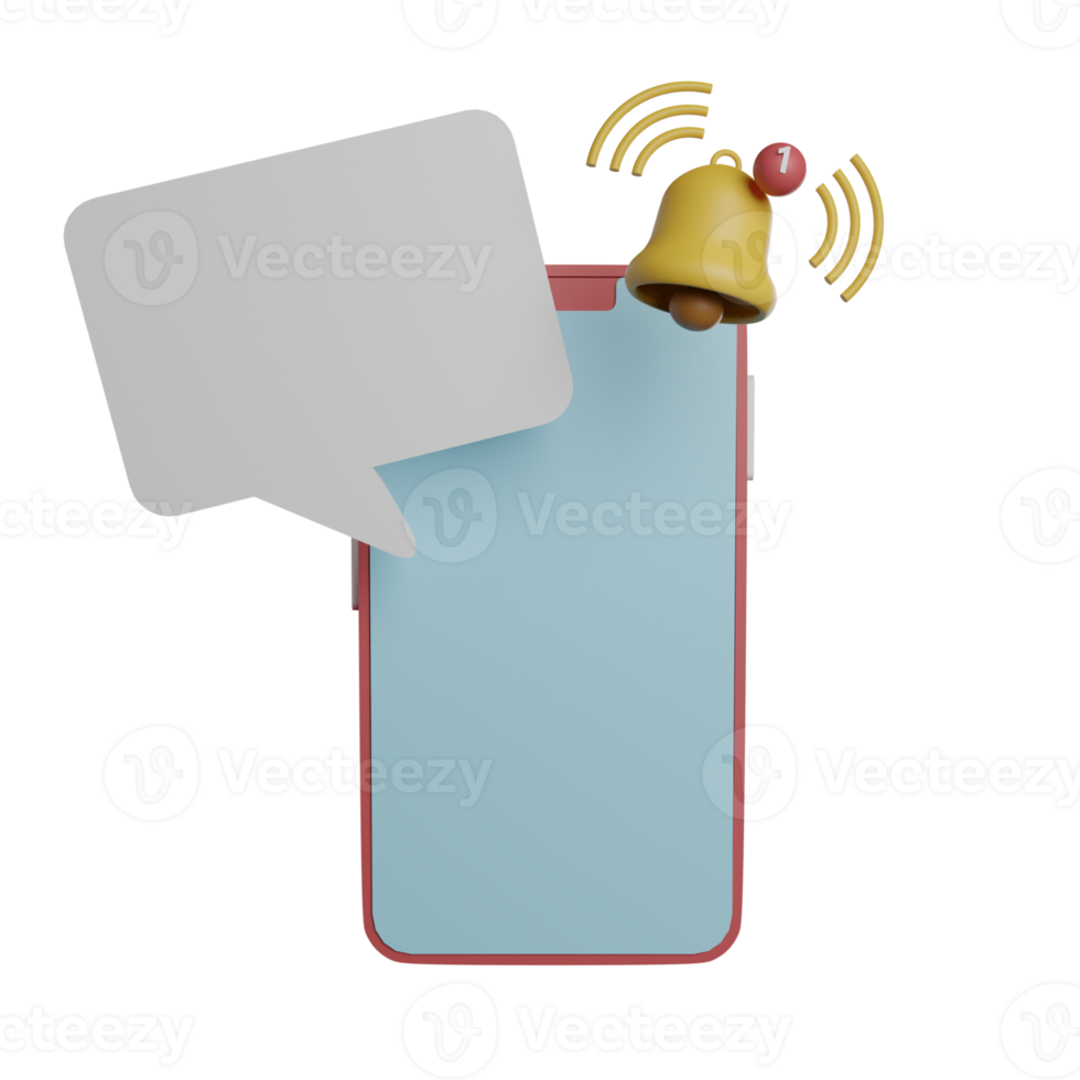 chatten op telefoon pop-upmelding png