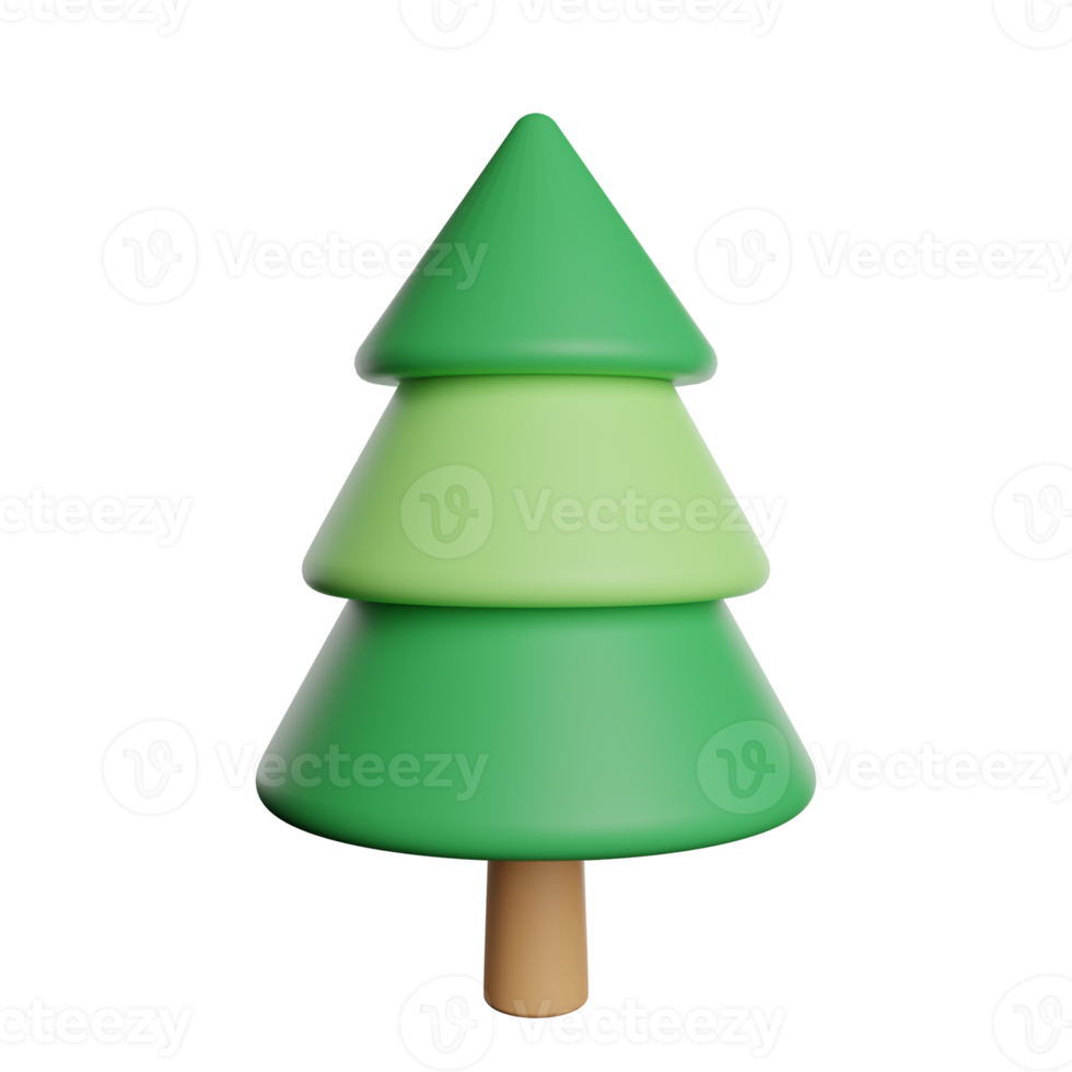 adorable árbol verde png