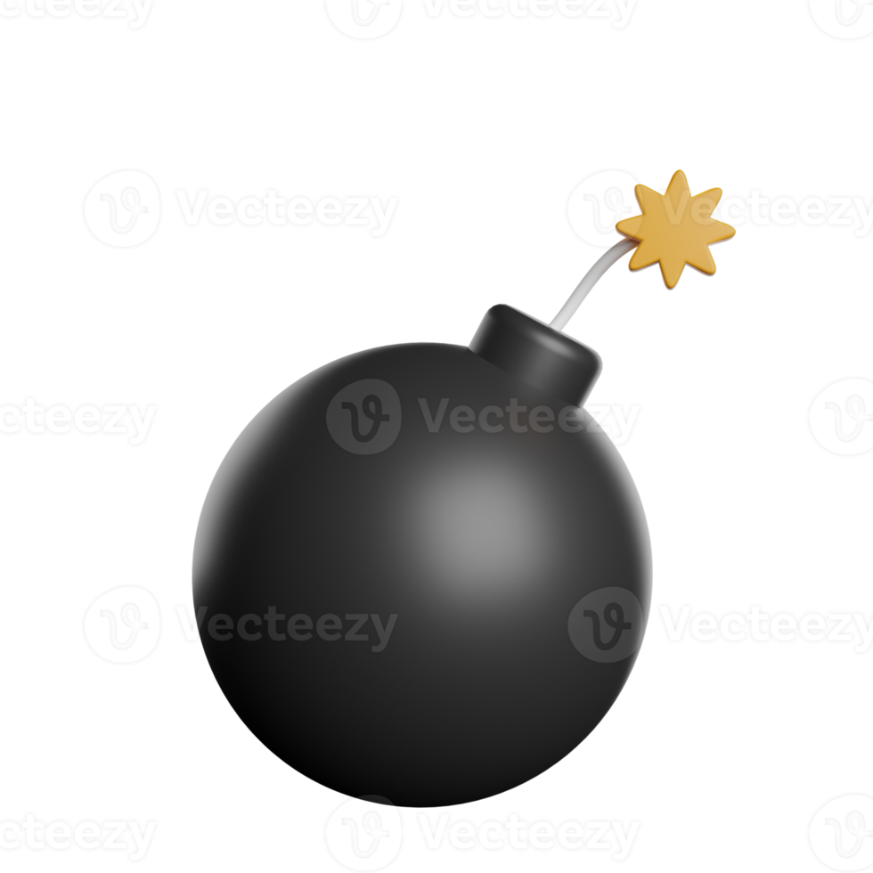 explosiv bomb svart png