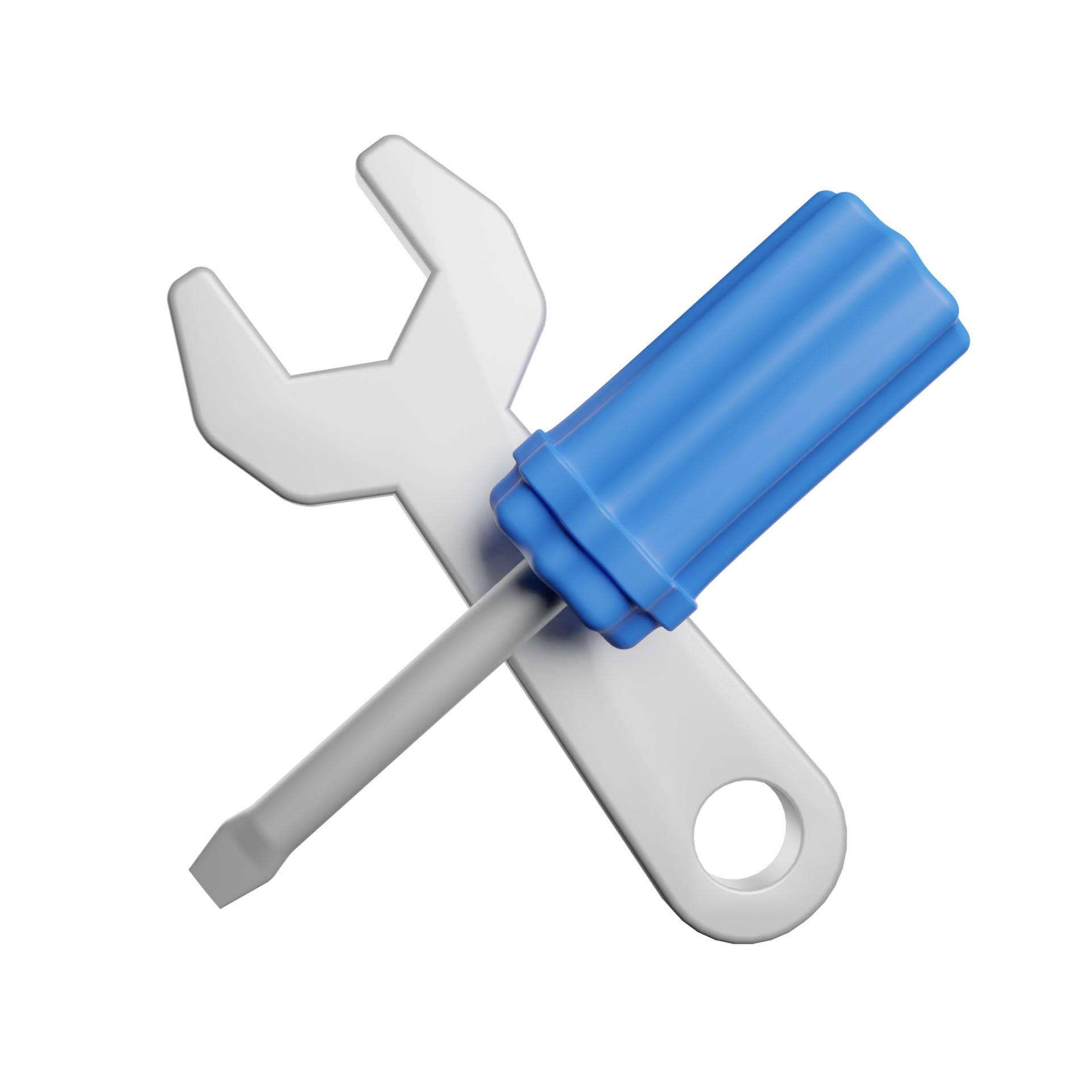 Screwdriver and Wrench 9350717 PNG
