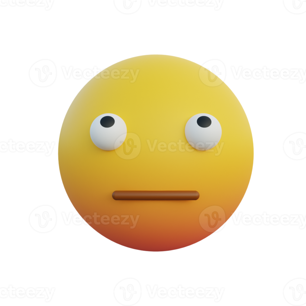 Emoticon, das nach oben schaut png