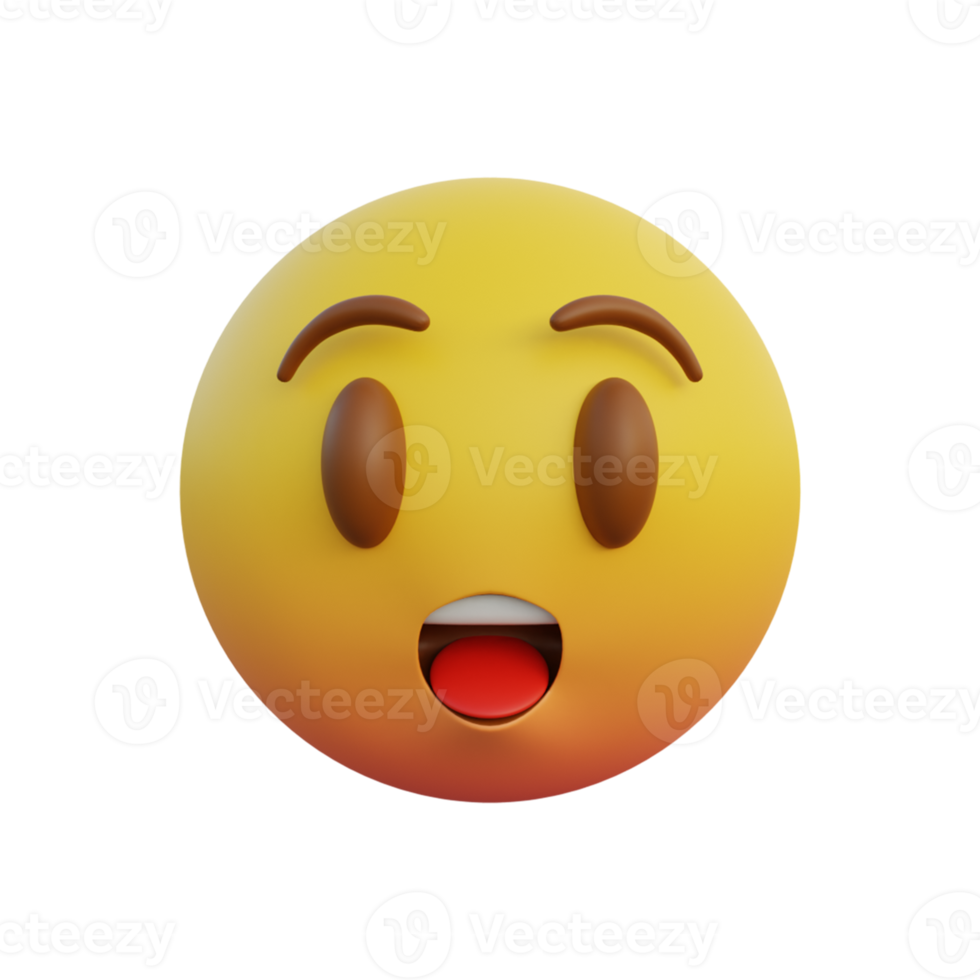 Emoticon expression very enthusiastic face png