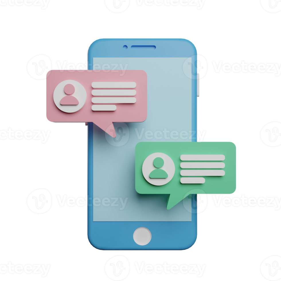 Chatting On Phone Pop Up Notification png