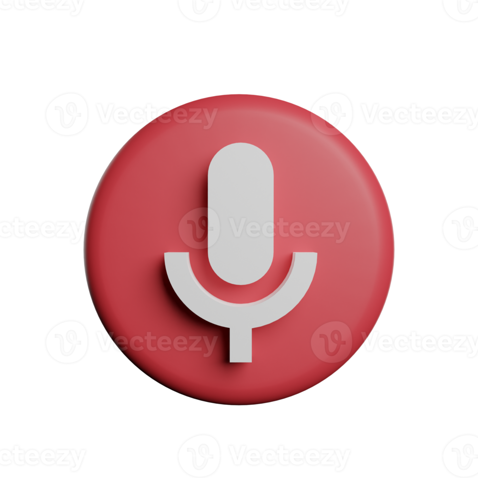 enregistrement de signe de microphone png