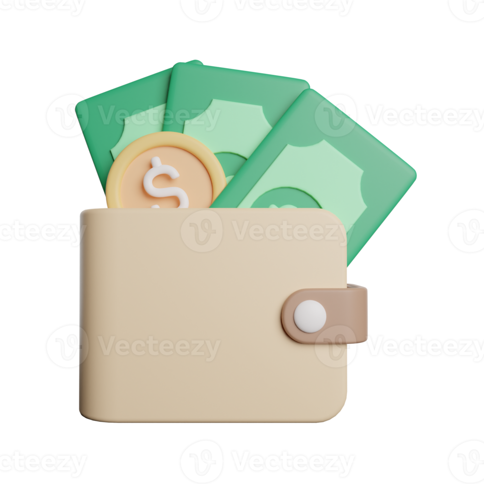 Wallet Money Cash Finance Element png