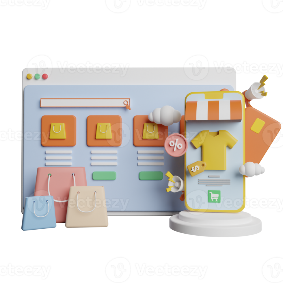 Online Shop Ecommerce Website Store png