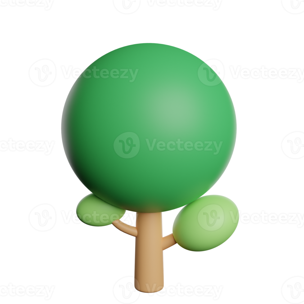 Adorable Green Tree png