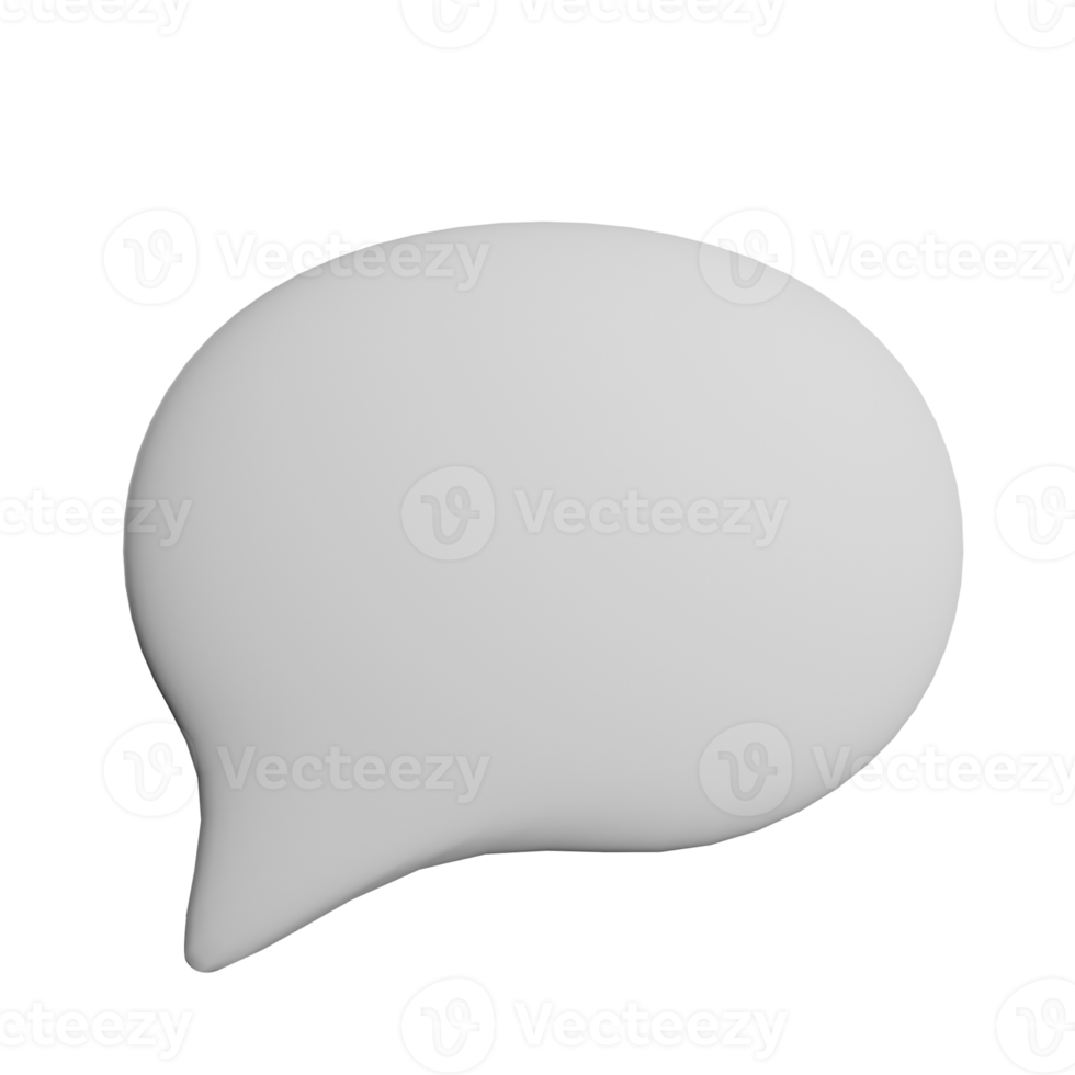 Buble Speech Chatting Template png