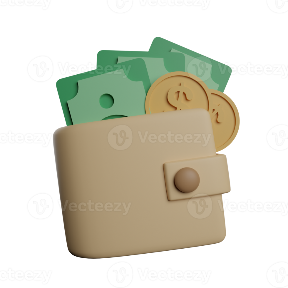 billetera dinero en efectivo png