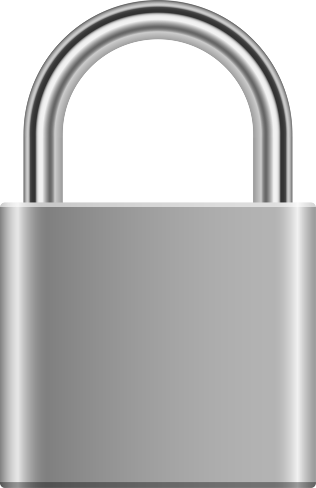 Padlock clipart design illustration png