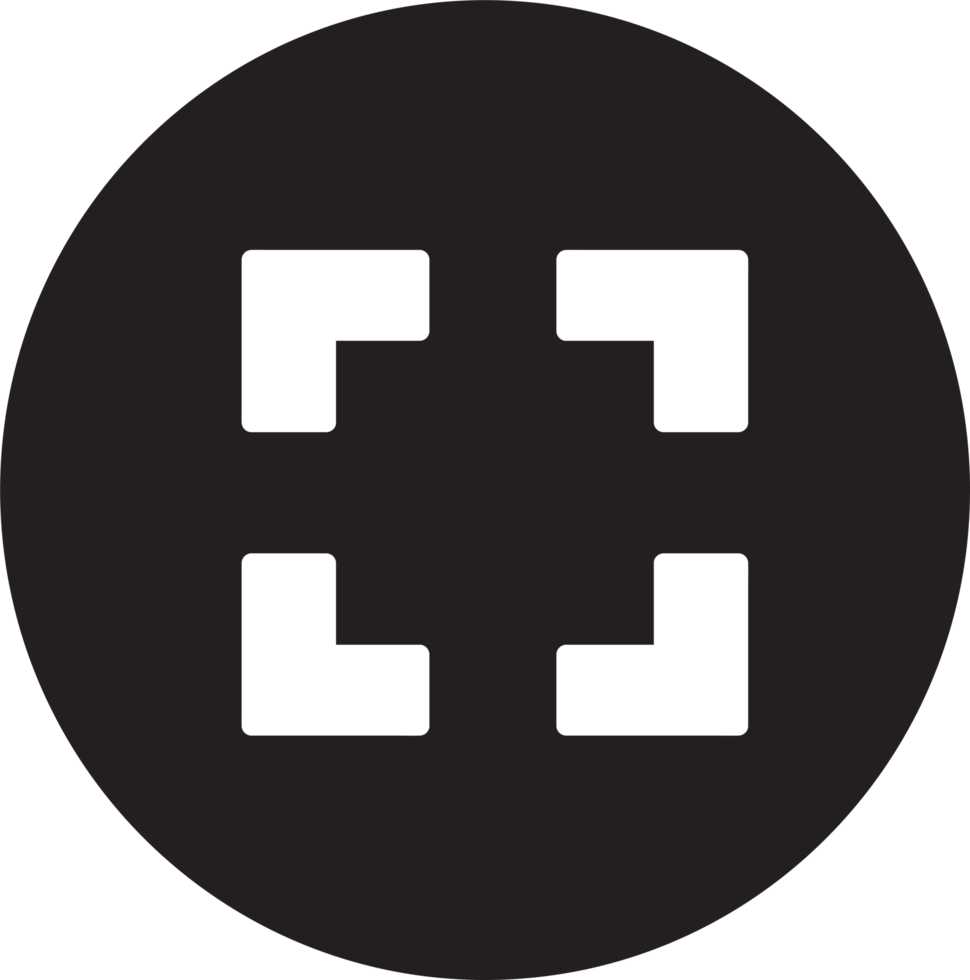 full screen icon sign design 9351724 PNG