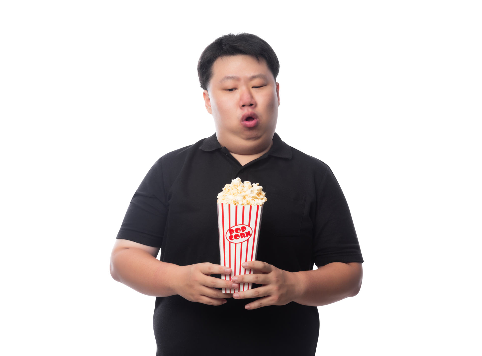 eating popcorn meme