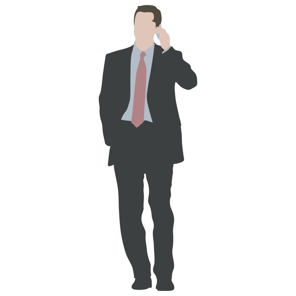 Businessman People Cartoon. vector