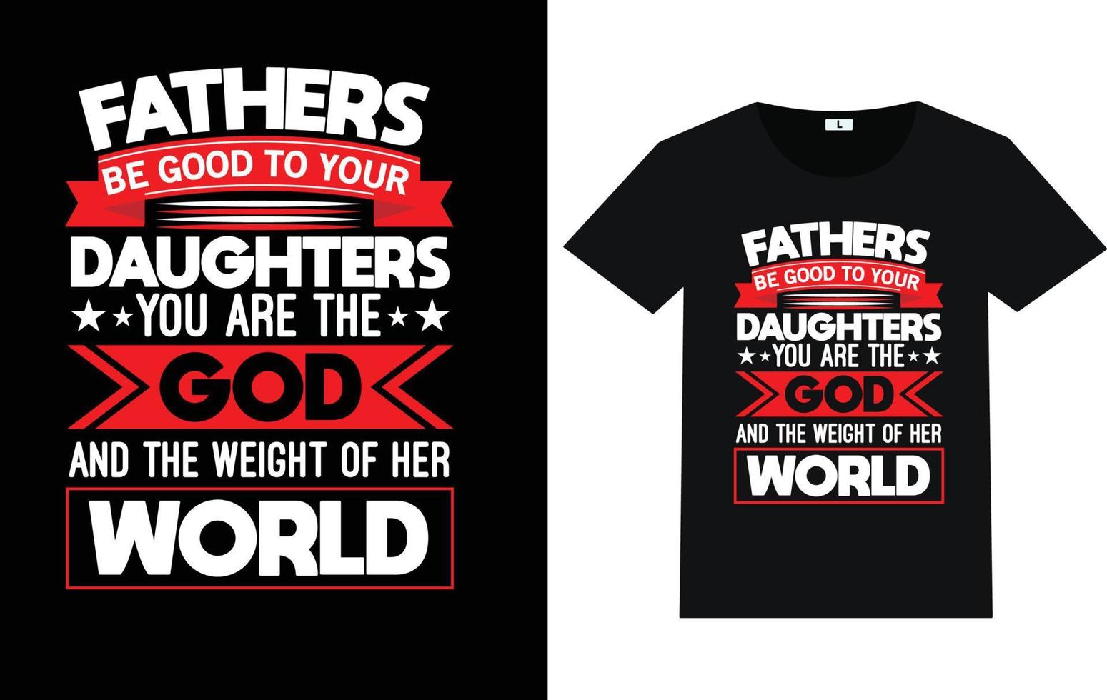 Happy Father's Day T-shirt design vector