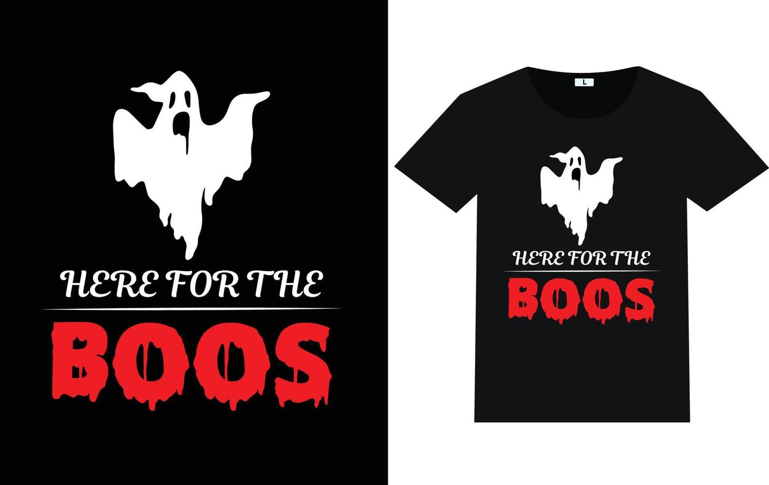 Trendy Halloween Typography and Graphic T shirt Design vector