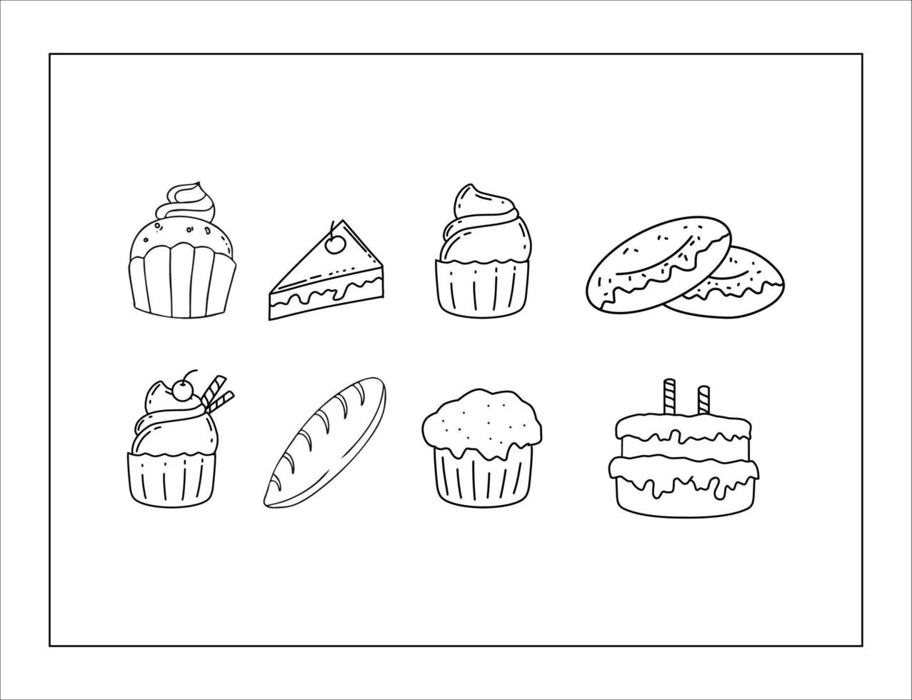 Bakersweet food illustration vector