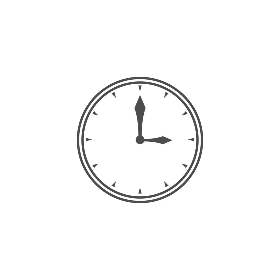 diseño de logotipo de icono de reloj vector