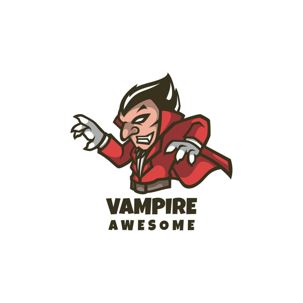 Illustration vector graphic of Vampire, good for logo design