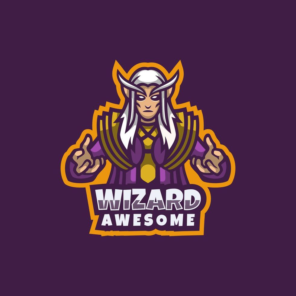 Illustration vector graphic of Wizard, good for logo design