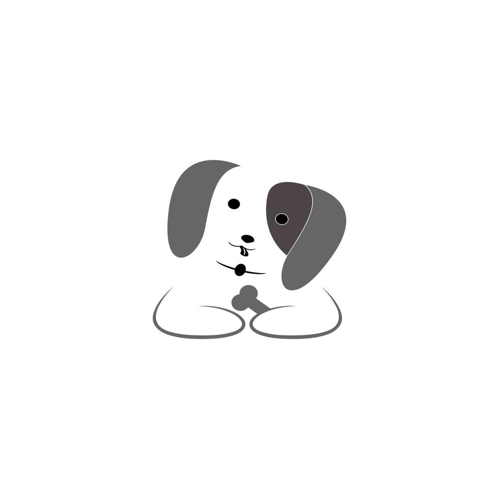 dog logo vector illustration design