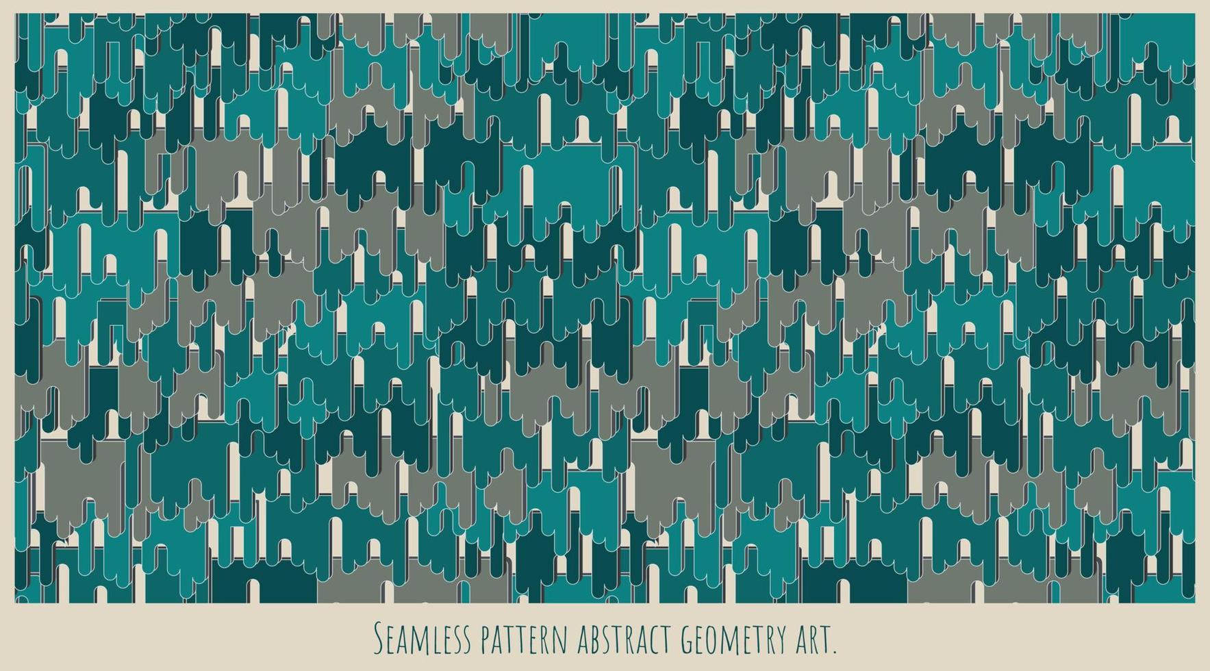 Seamless pattern abstract geometry art vector
